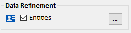 Entity Data Refinement Entity Data Refinement