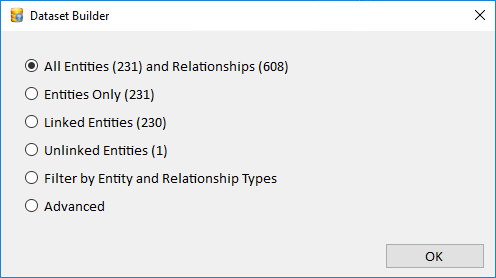 Dataset Builder form